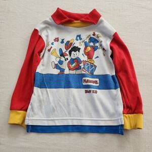 Vintage Color Block Music Kids Long Sleeve 24 months